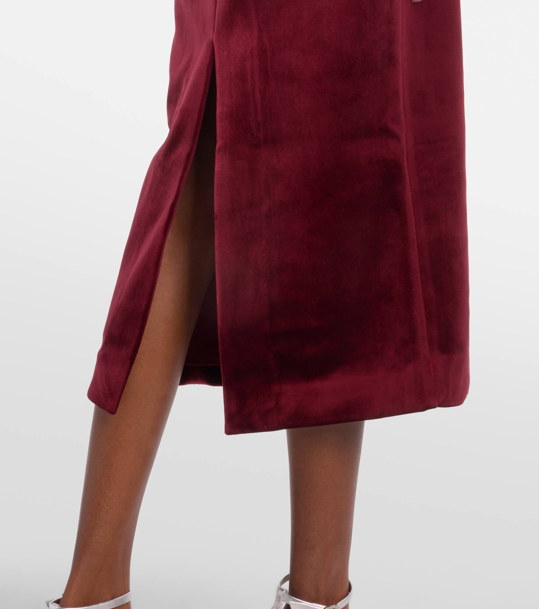 Edwiena embellished velvet midi dress - 6