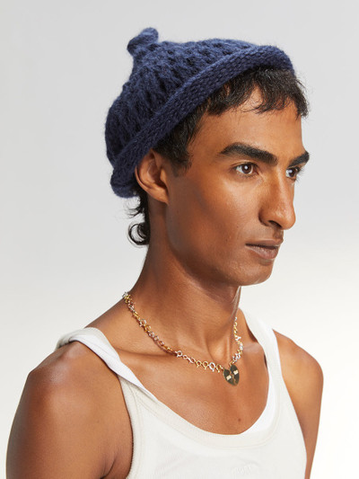 MAGLIANO Condom Beanie Solid Deep Blue outlook