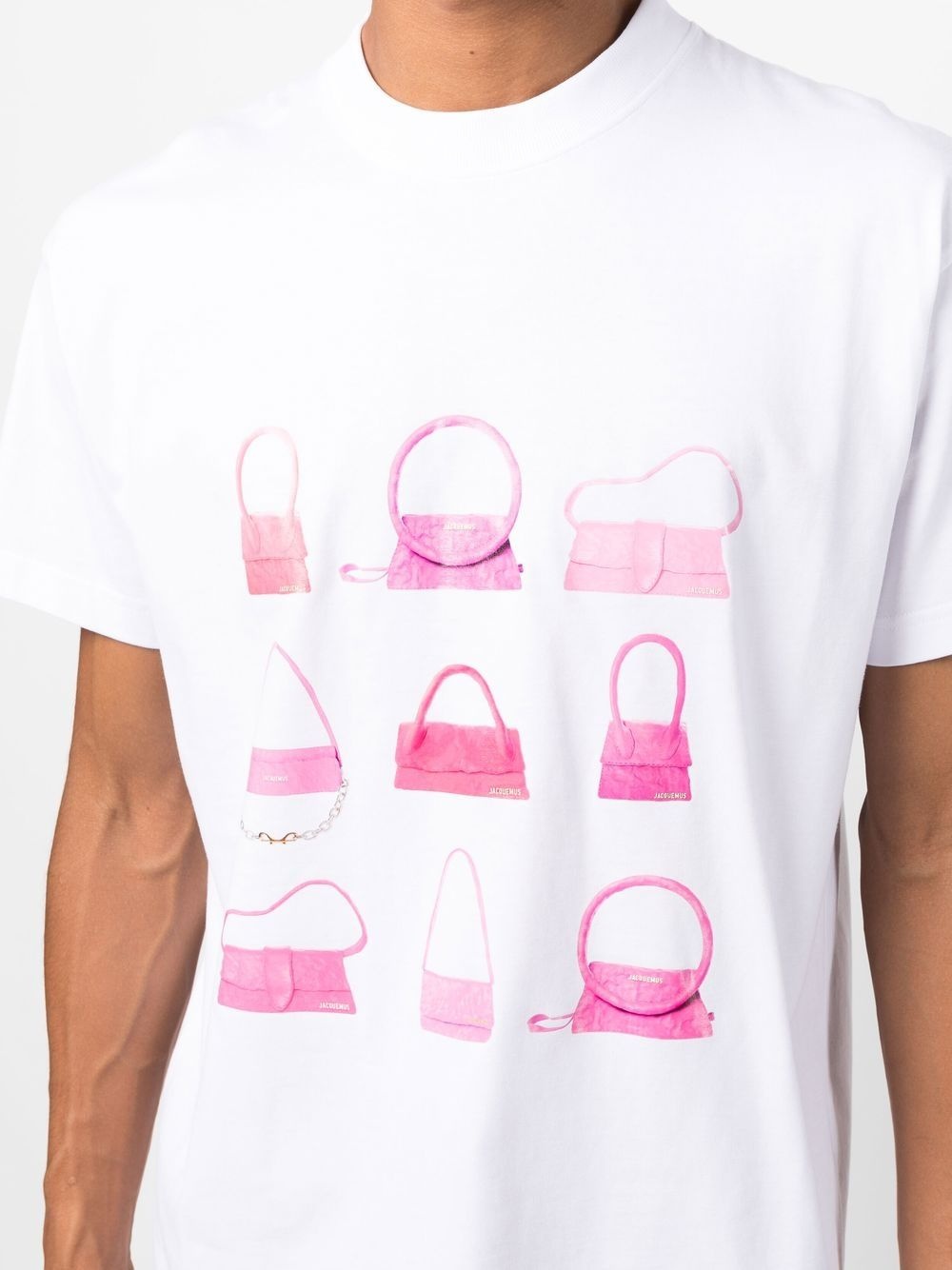 handbag-print T-shirt - 5