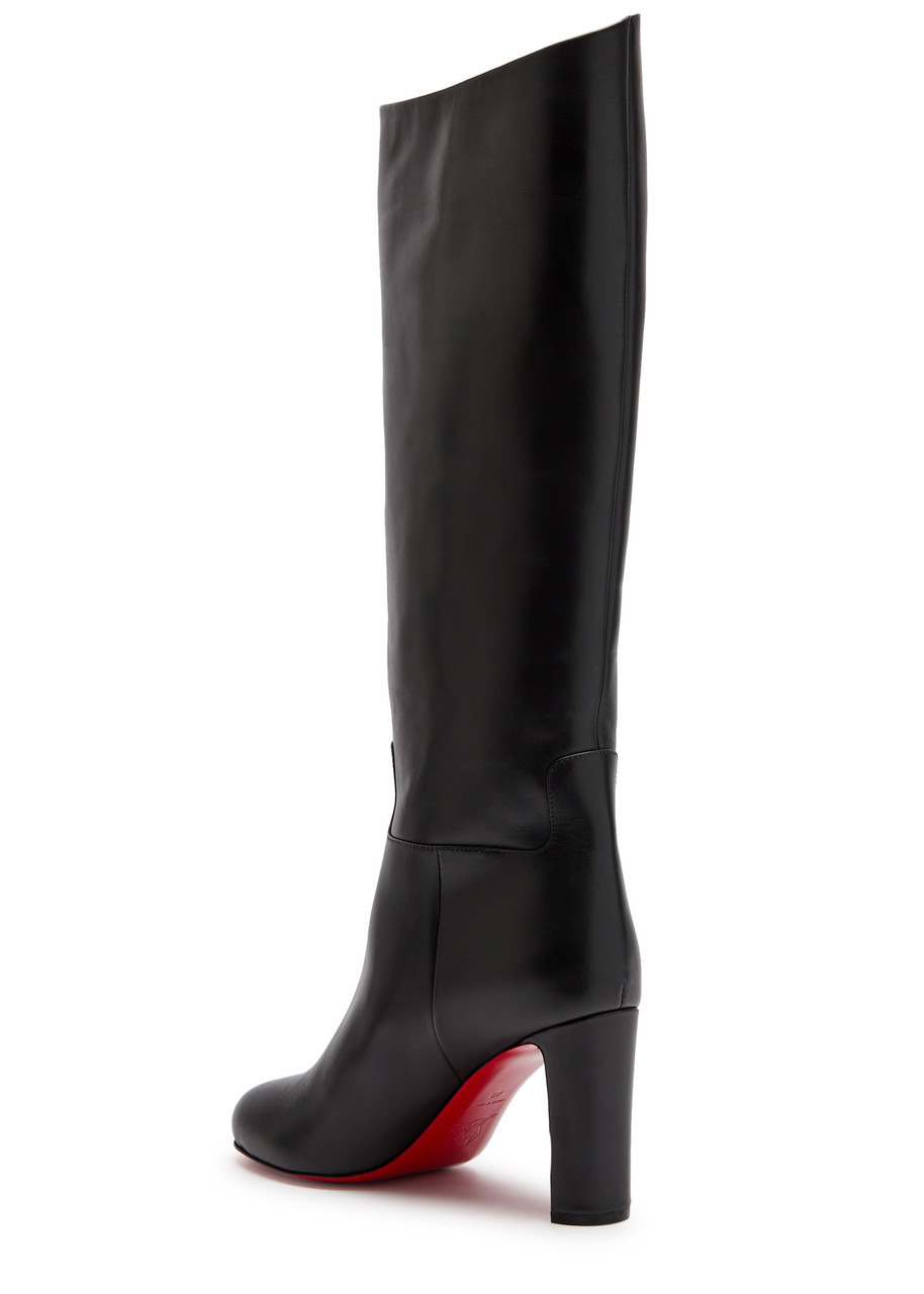 Christian Louboutin Loo Botta 85 Leather Knee-high Boots - 2