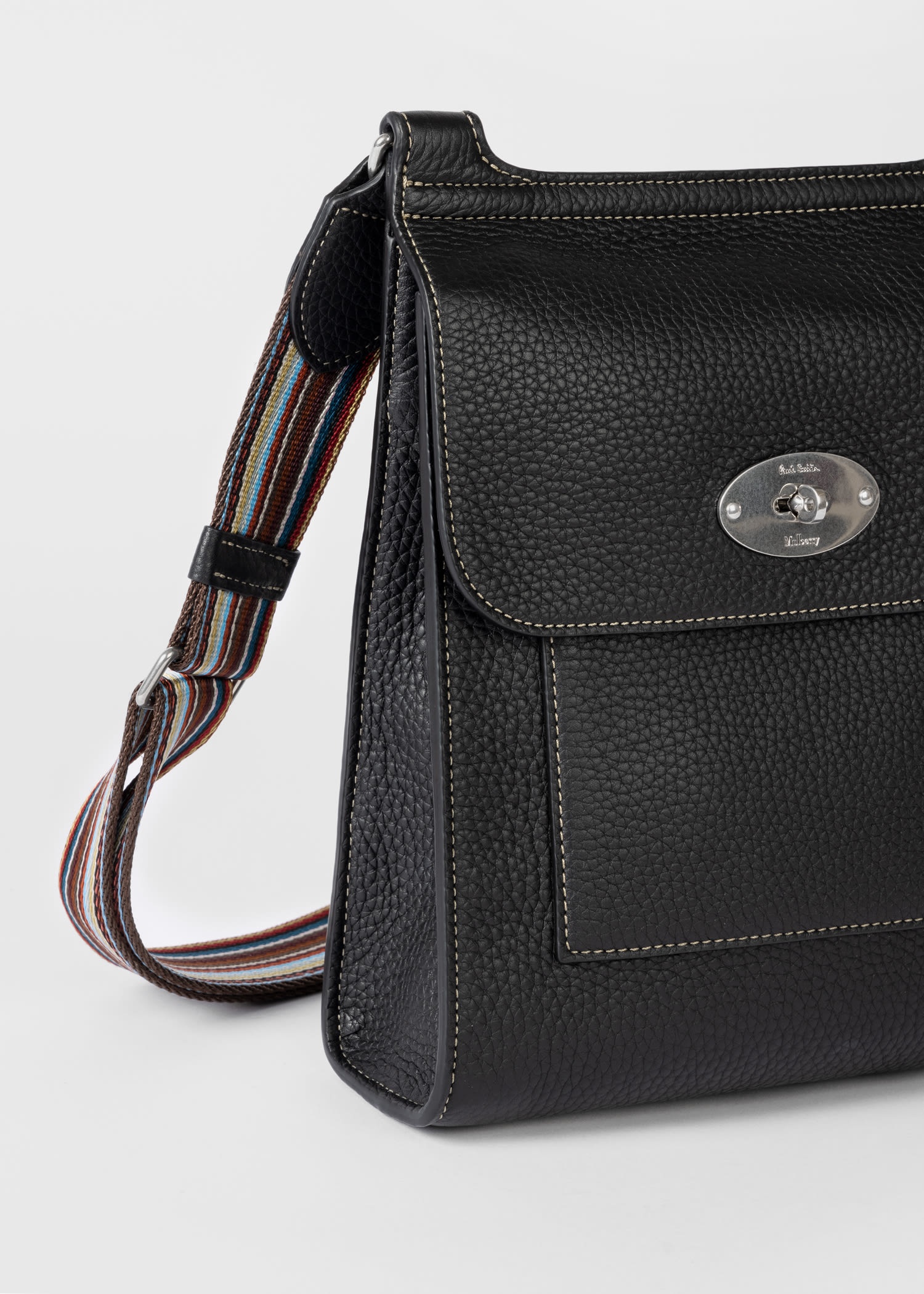 Mulberry x Paul Smith - Black Antony Bag - 3