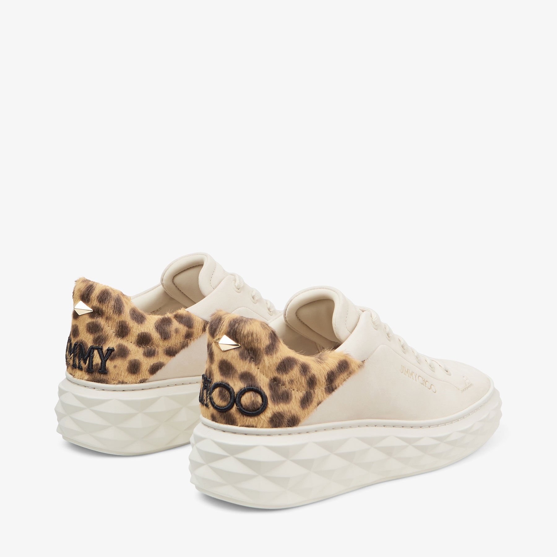 Diamond Maxi/F II
Chalk Leopard Print Leather Trainers - 6