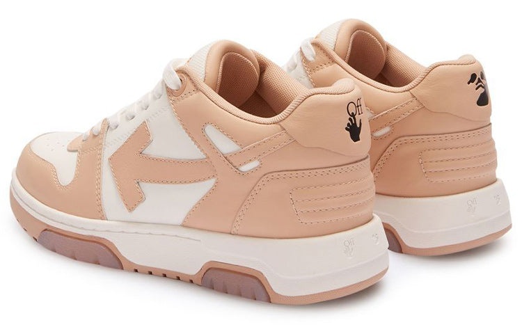 (WMNS) Off-White Out Of Office Low-Top Sneaker 'Tan White' OWIA259F22LEA0010134 - 4
