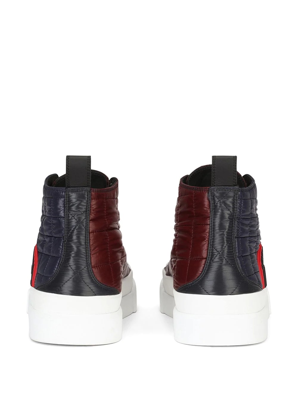 quilted high-top sneakers - 3