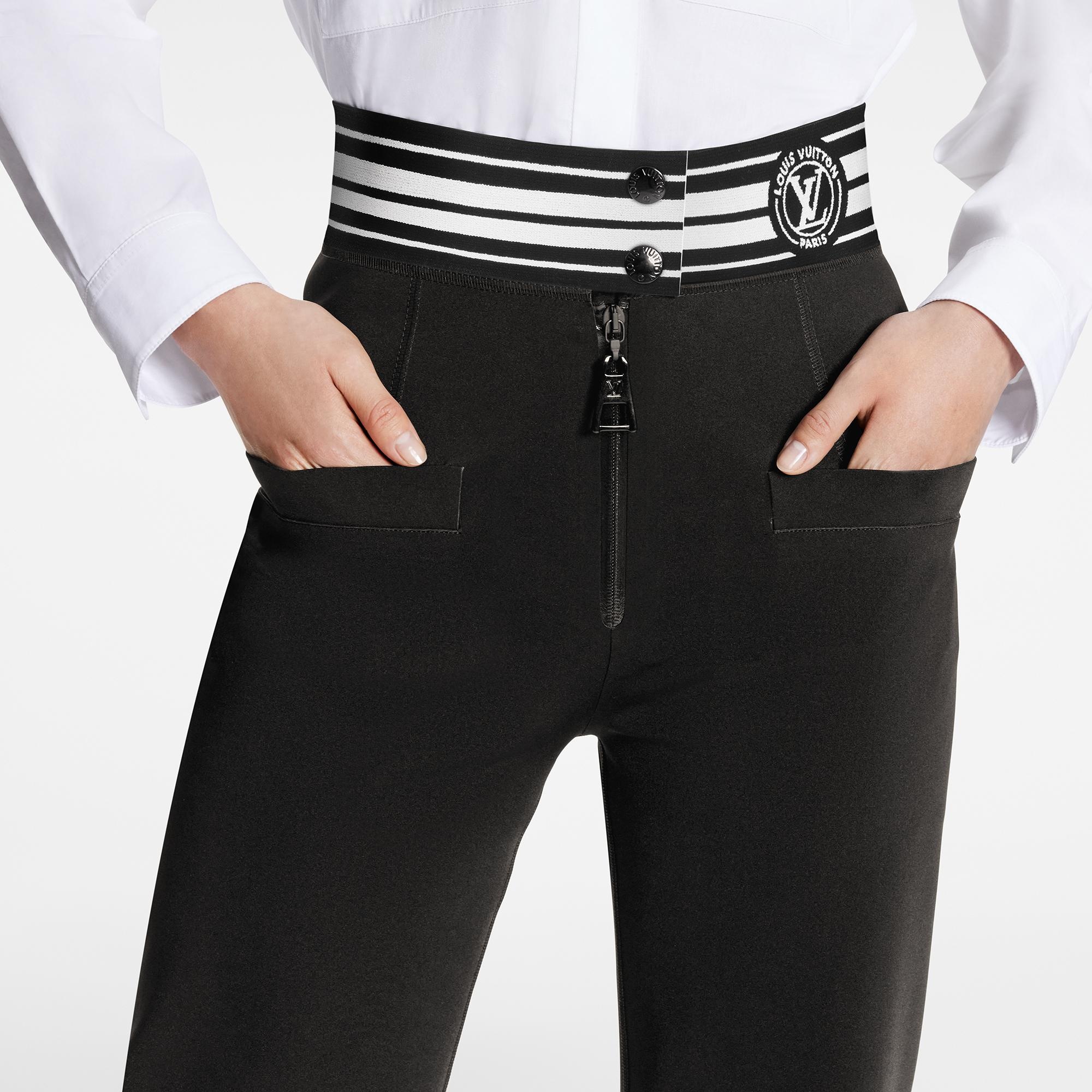 LV Stripe Technical Jersey Flared Pants - 3
