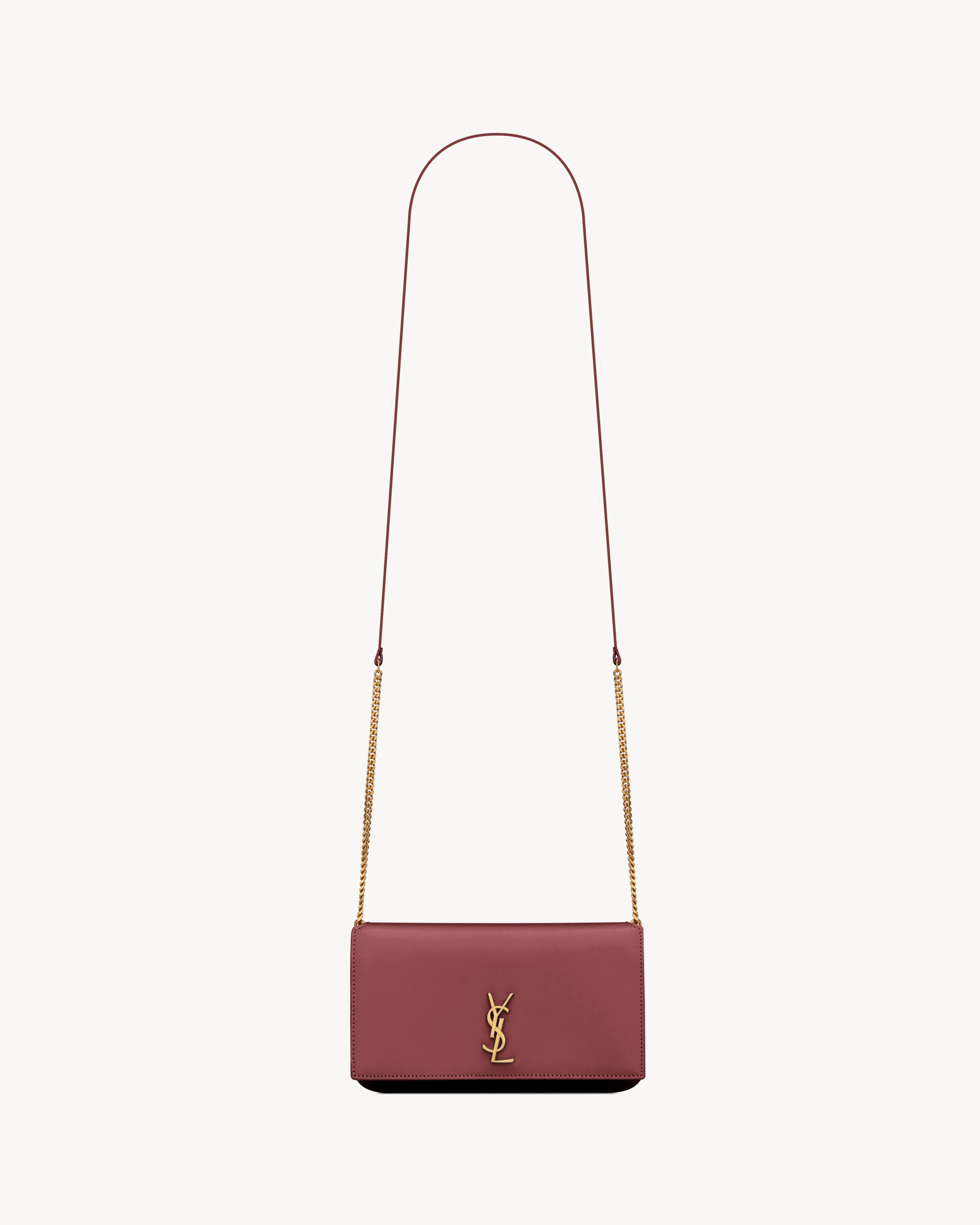 CASSANDRE PHONE HOLDER IN SMOOTH LEATHER - 1