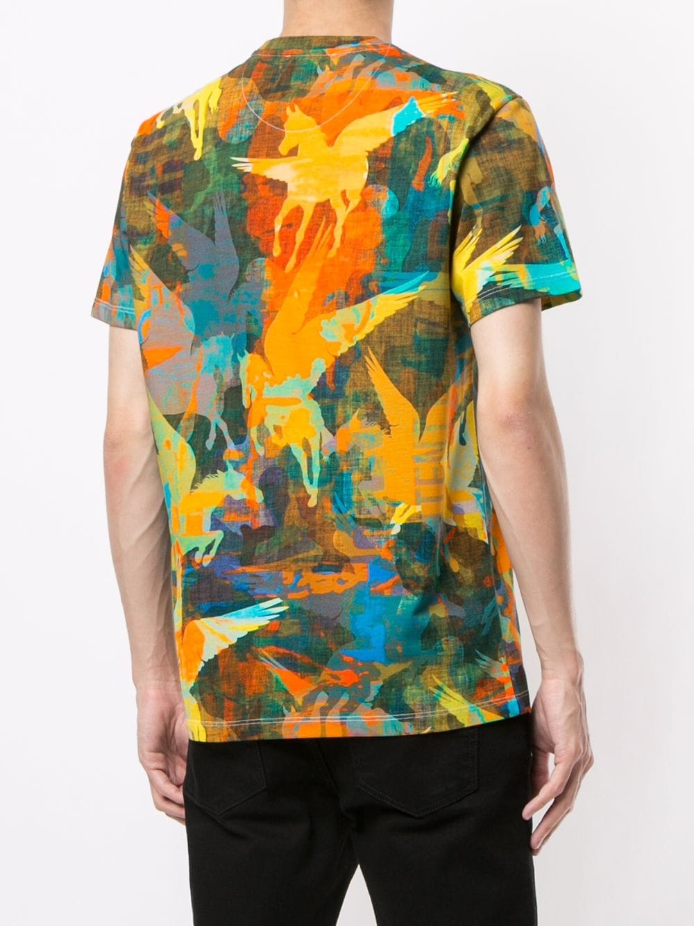 pegasus print T-shirt - 4