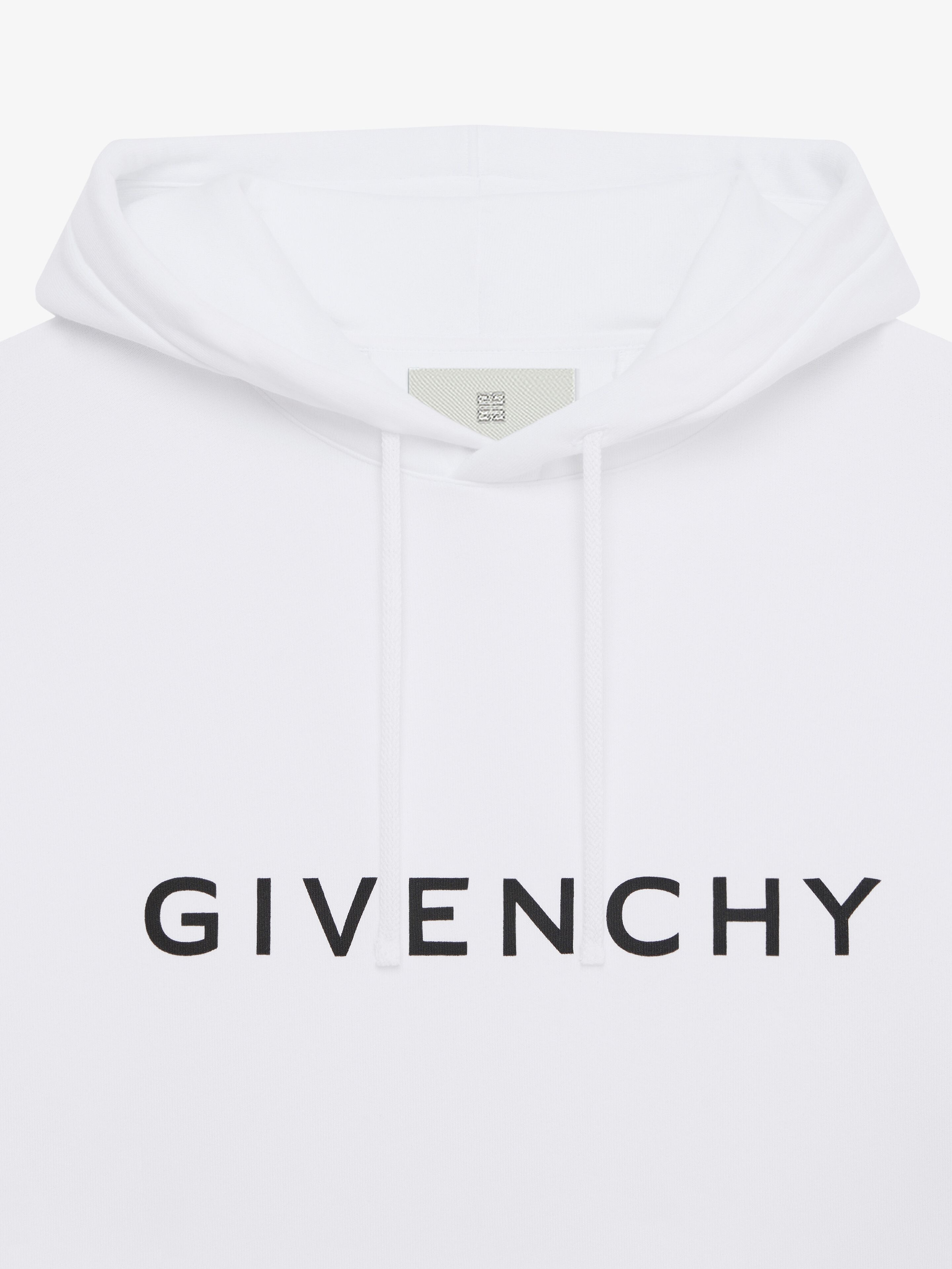 GIVENCHY ARCHETYPE SLIM FIT HOODIE IN FLEECE - 5