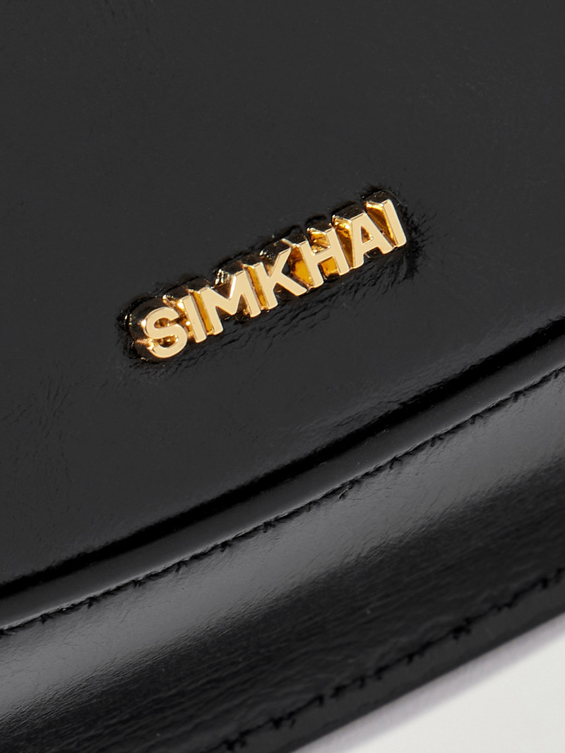 Logan Gold-tone Leather Shoulder Bag 4