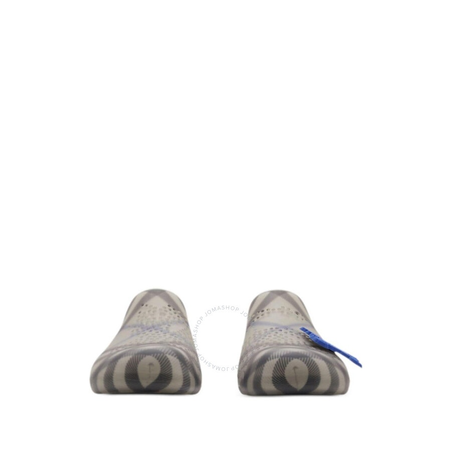 Burberry Checked-Lining Stingray Rubber Clogs - 2