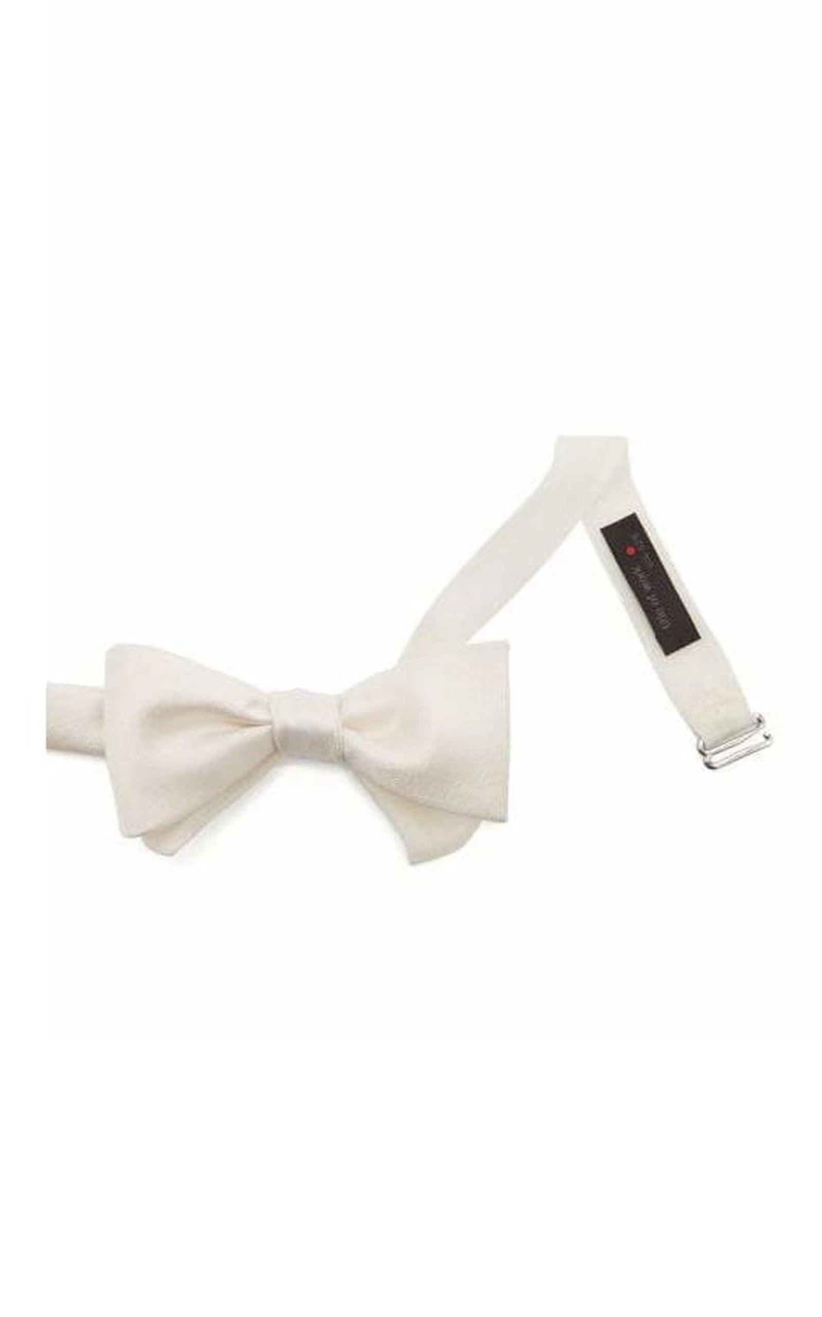 Title of Work by Jonathan Meizler - Silk Chiffon Bow Tie - 3