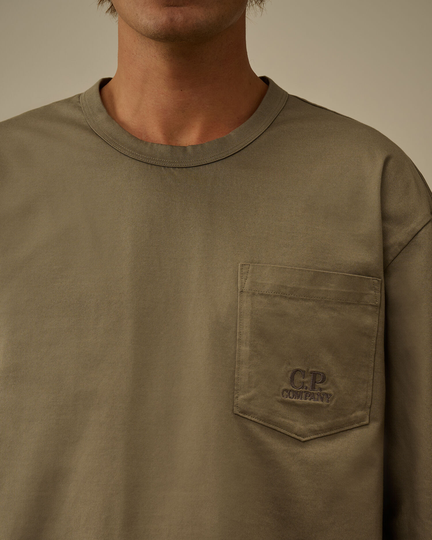 Mercerized 30/2 Jersey Twisted Long Sleeve T-Shirt - 5