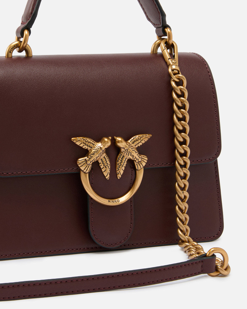 MINI HANDBAG LOVE BAG TOP HANDLE IN LEATHER 3