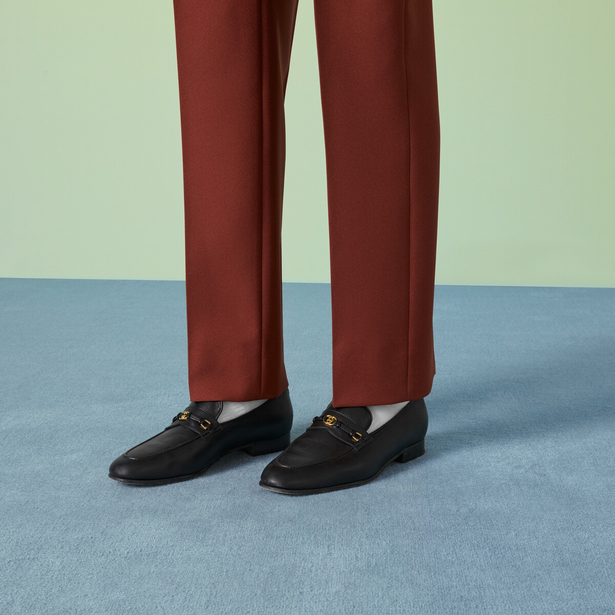 Men's loafer with Interlocking G - 3