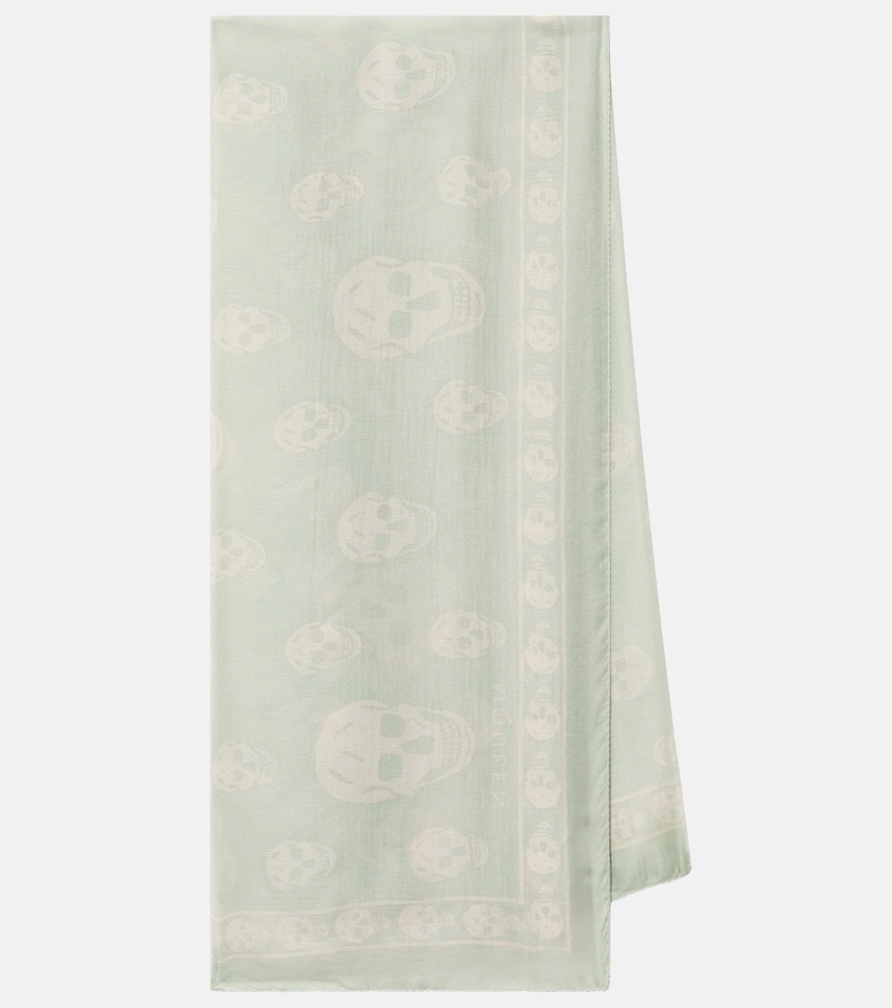 Skull silk scarf - 1