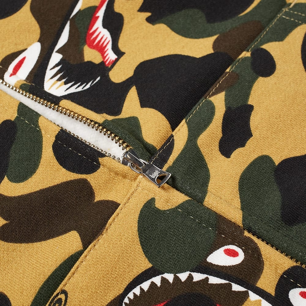 A Bathing Ape Shark 1St Camo Shark Relaxed Zip Hoody - 2