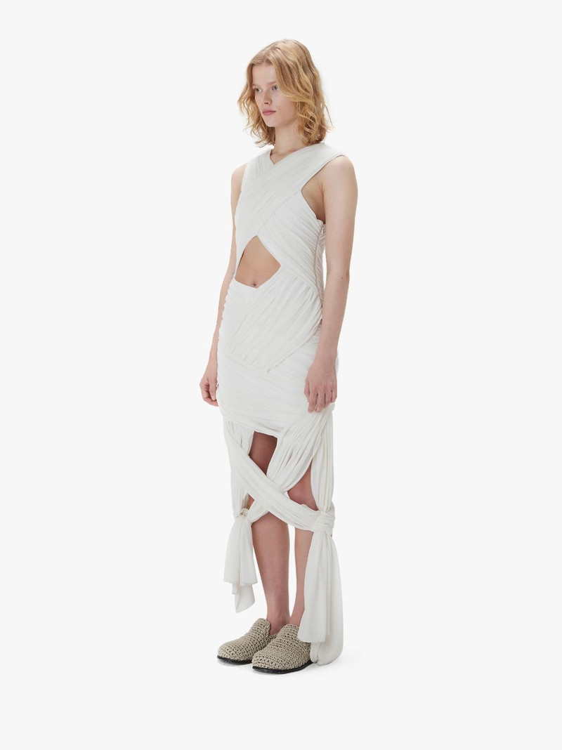 SLEEVELESS WRAP DRESS 4