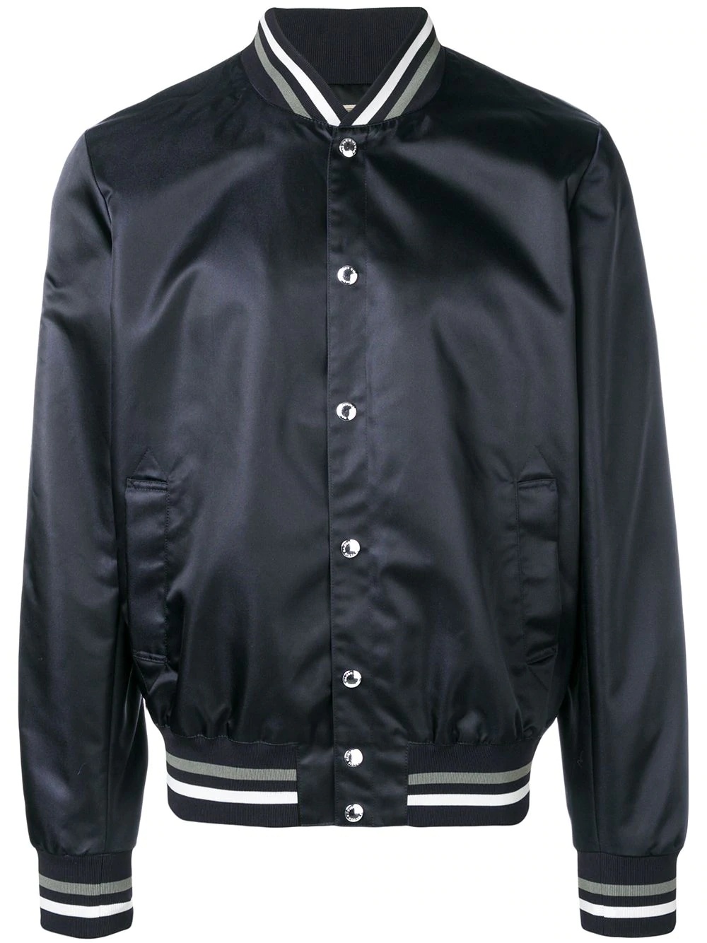 logo print bomber jacket  - 1