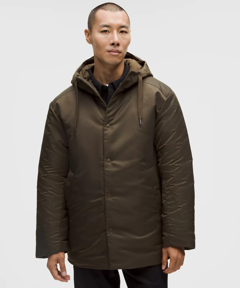 Snap-Front Insulated Hooded Jacket 1