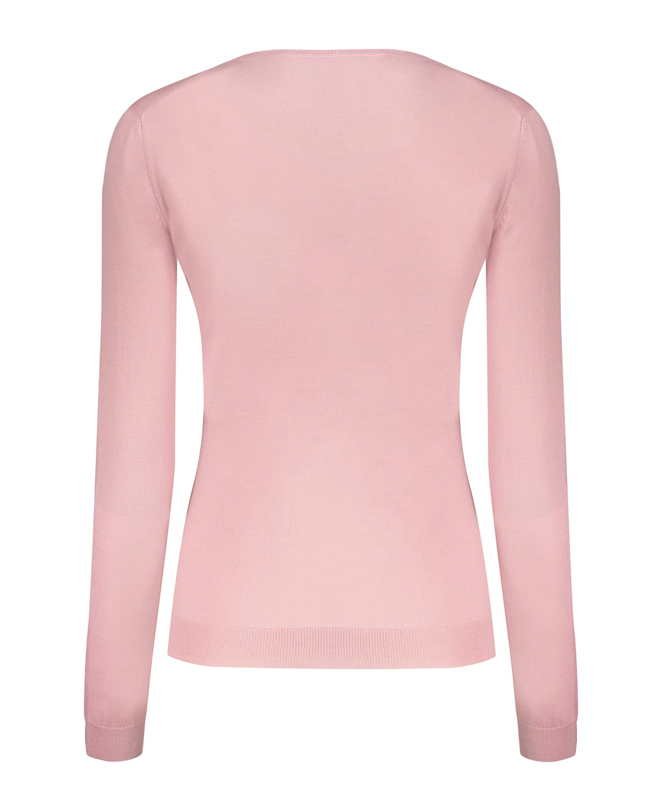 Long Sleeve Crew-neck Sweater - 2