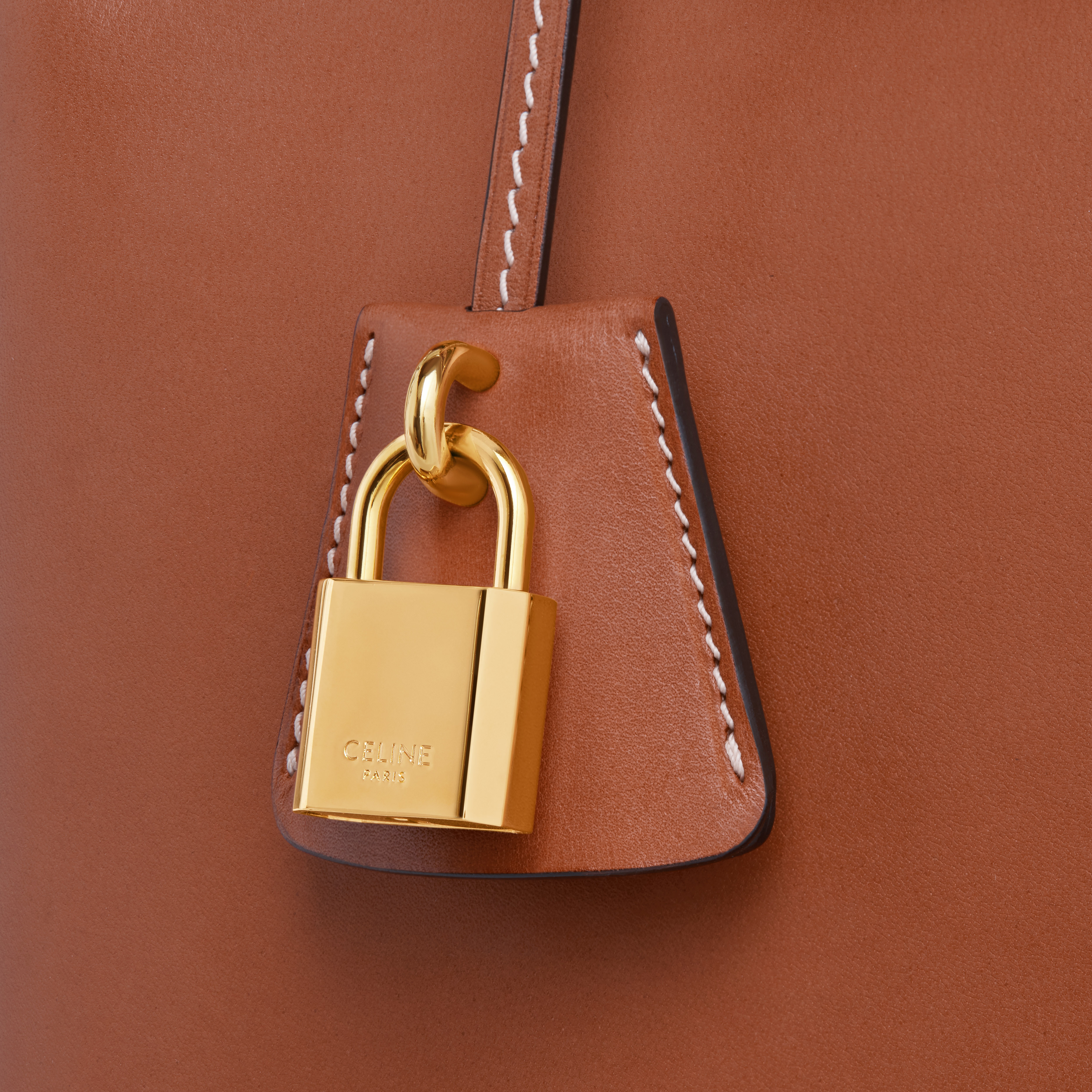 TEEN CELINE CONTI BAG in natural calfskin - 5
