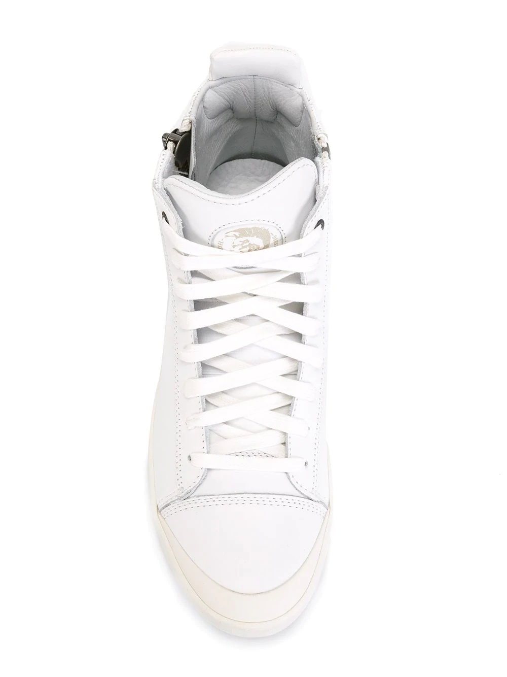 zipped hi-top sneakers   - 4