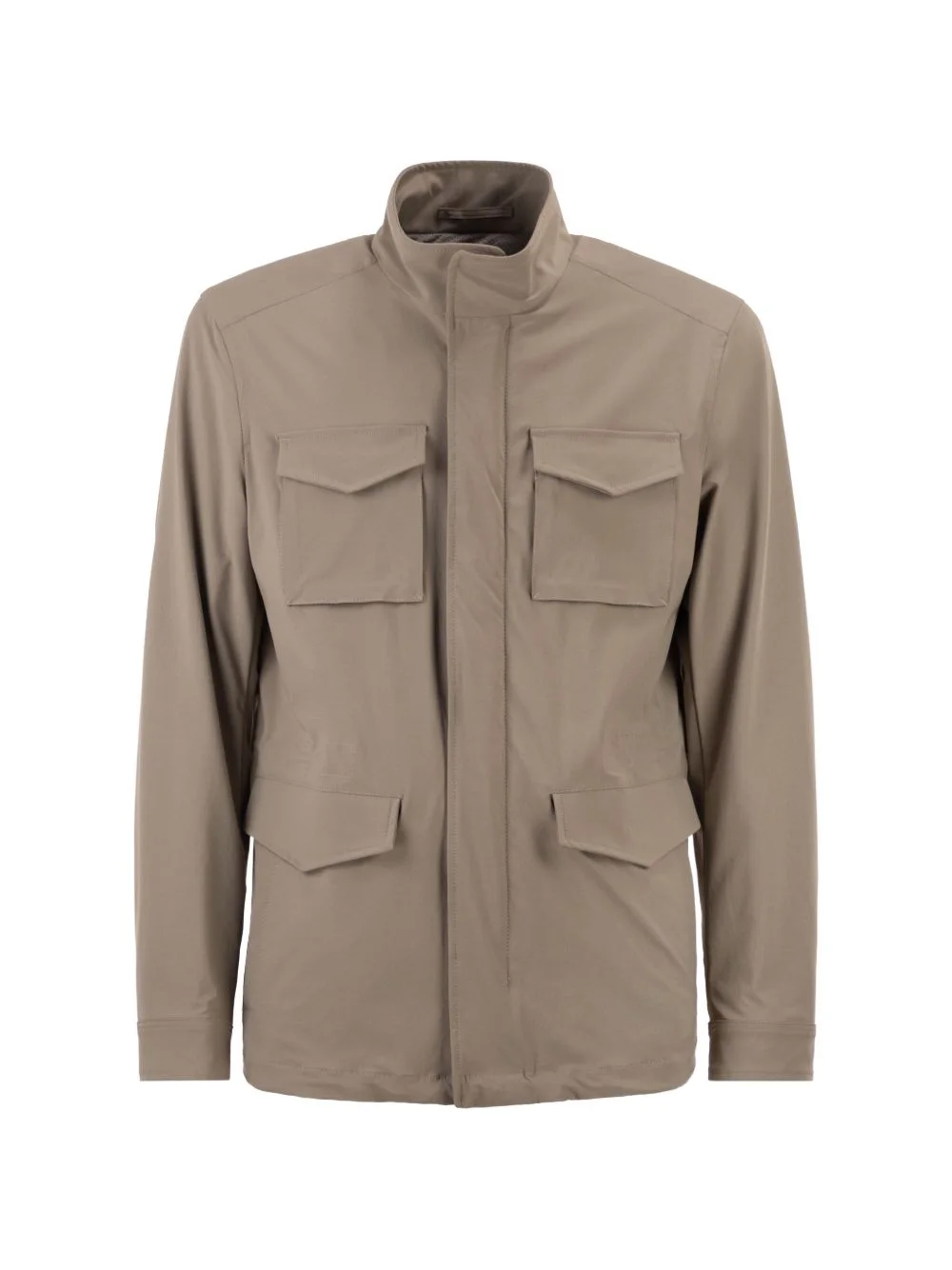 flap-pocket field jacket - 1