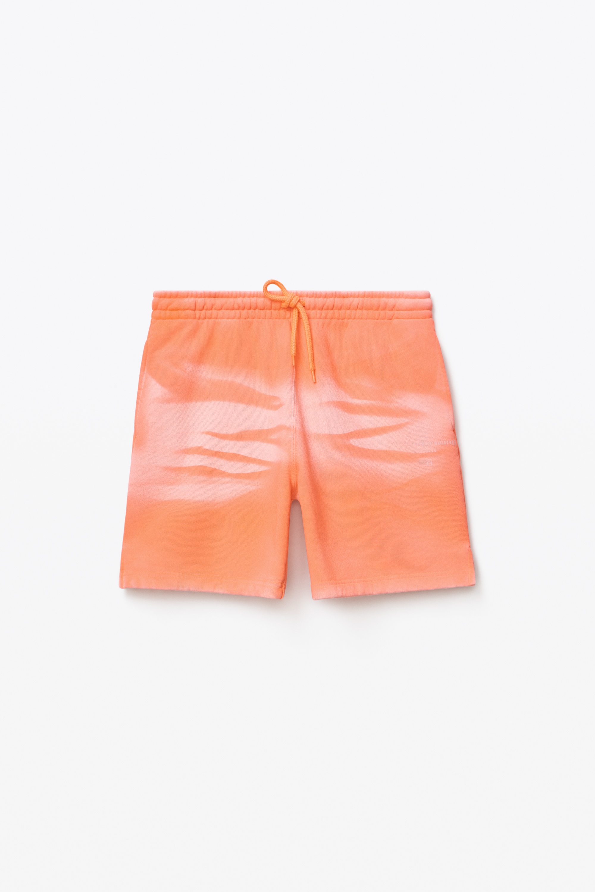 SWEATSHORT IN GARMENT DYED COTTON - 1