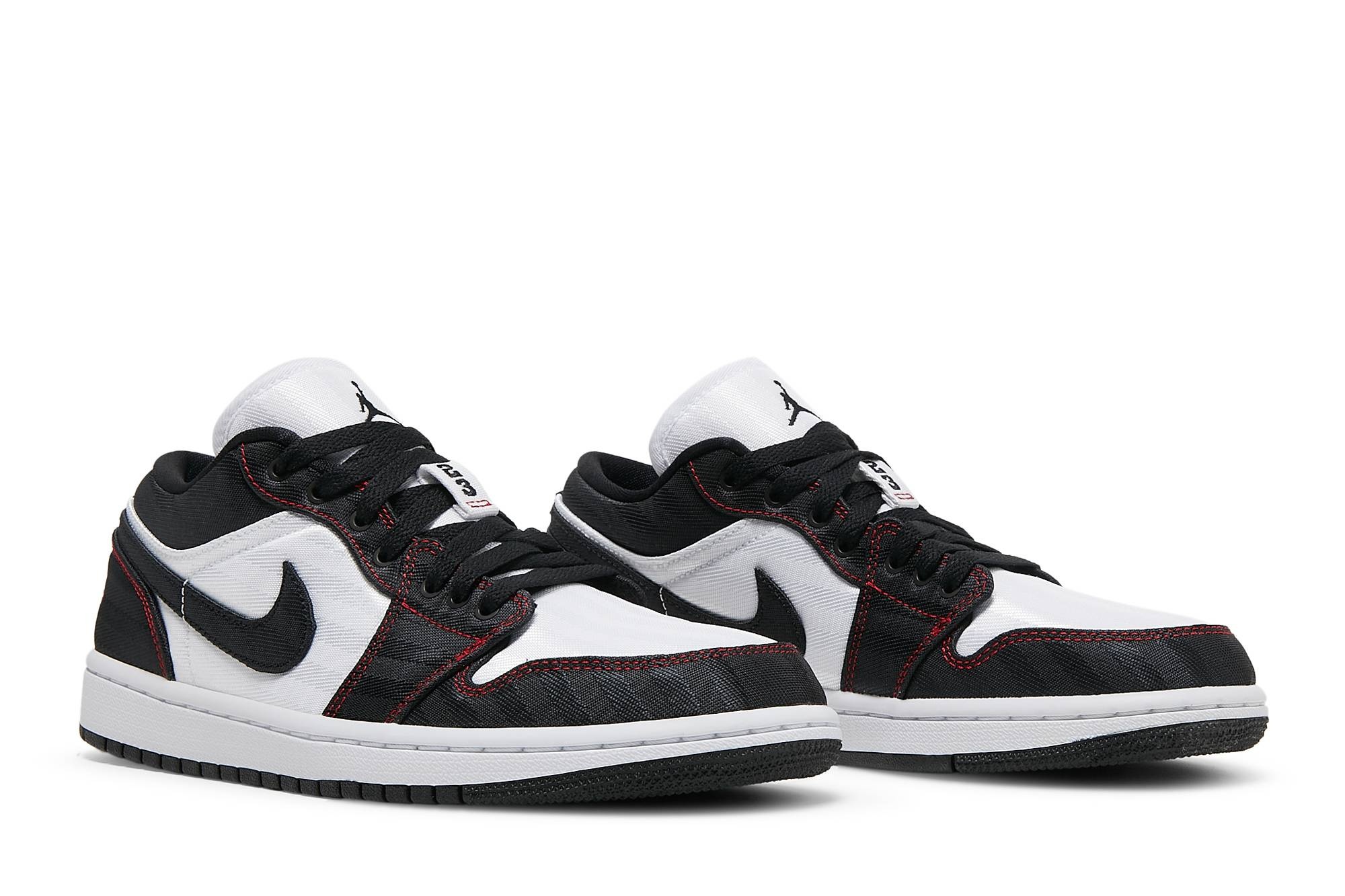 Wmns Air Jordan 1 Low SE Utility 'White Black Red' - 8