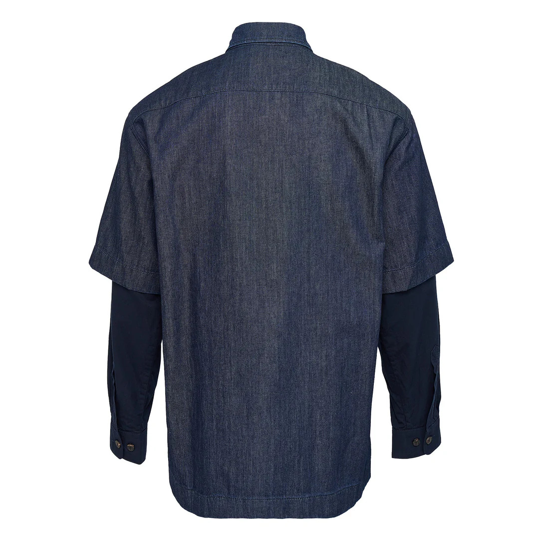 Loose Fit Patch Pockets Shirt - 2