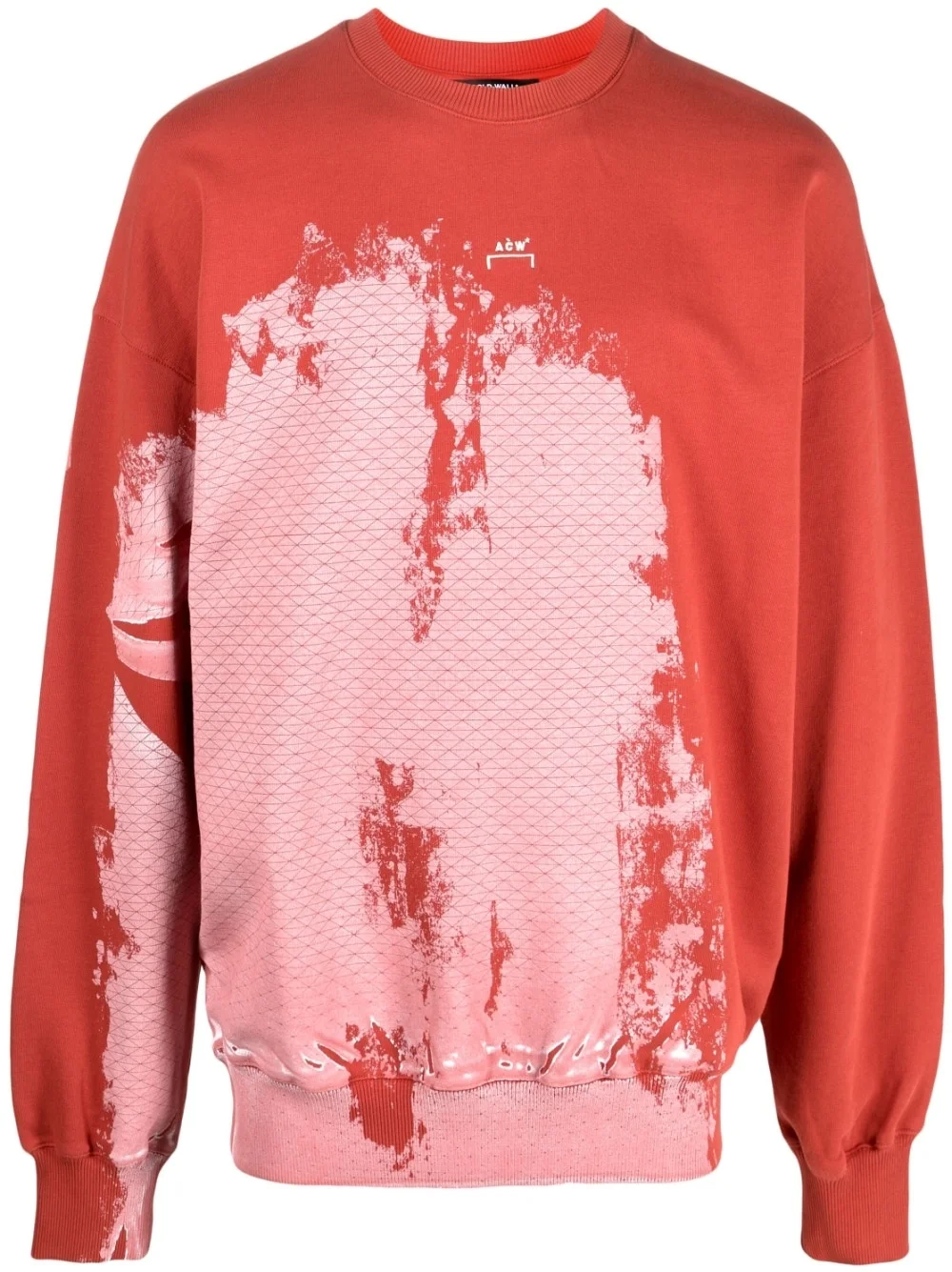 tie-dye effect sweatshirt - 1