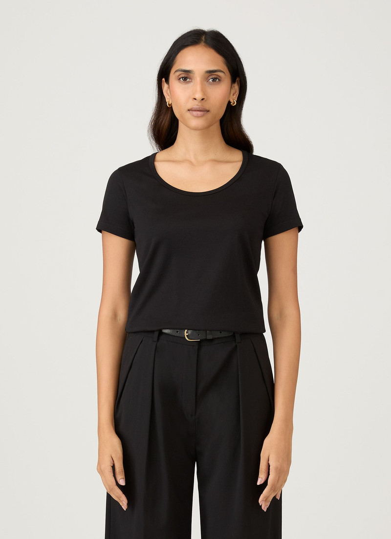 Classic Scoop Neck T‑Shirt 1