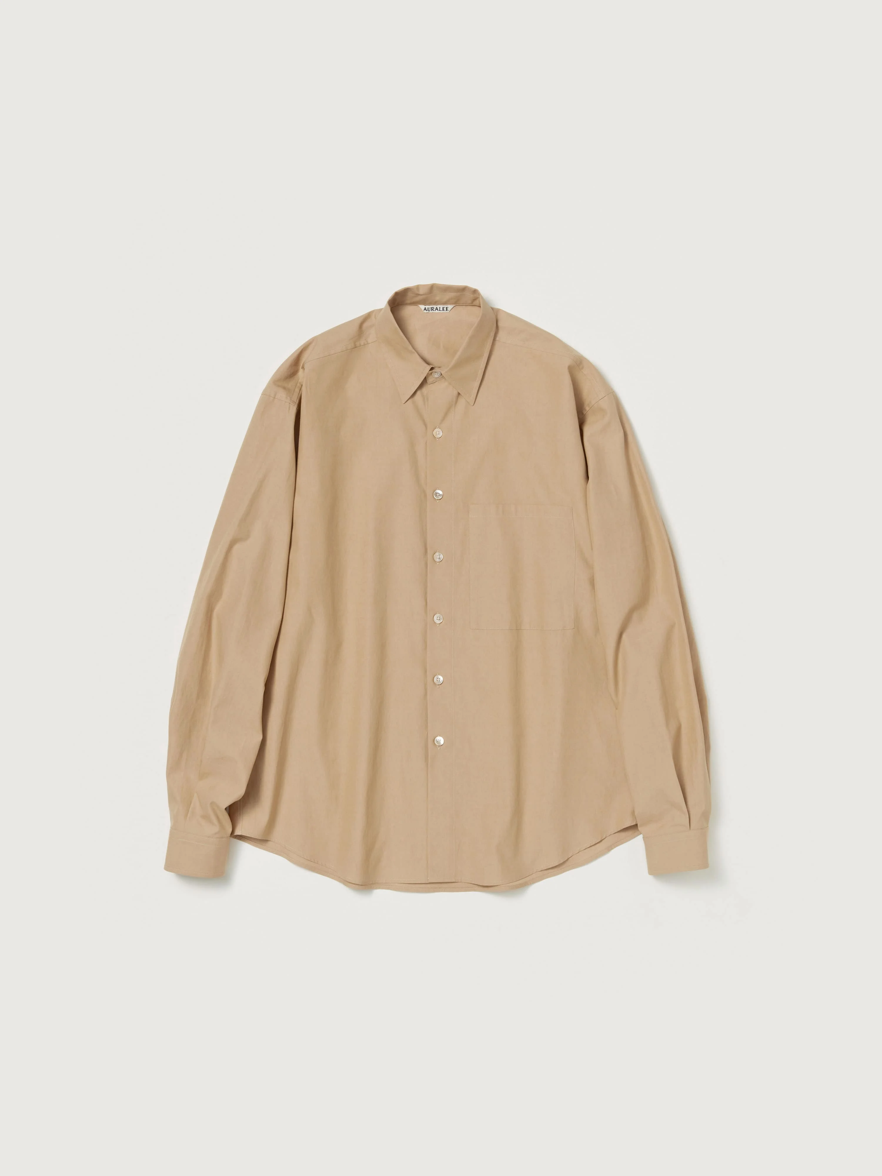 WASHED FINX TWILL BIG SHIRT - 1