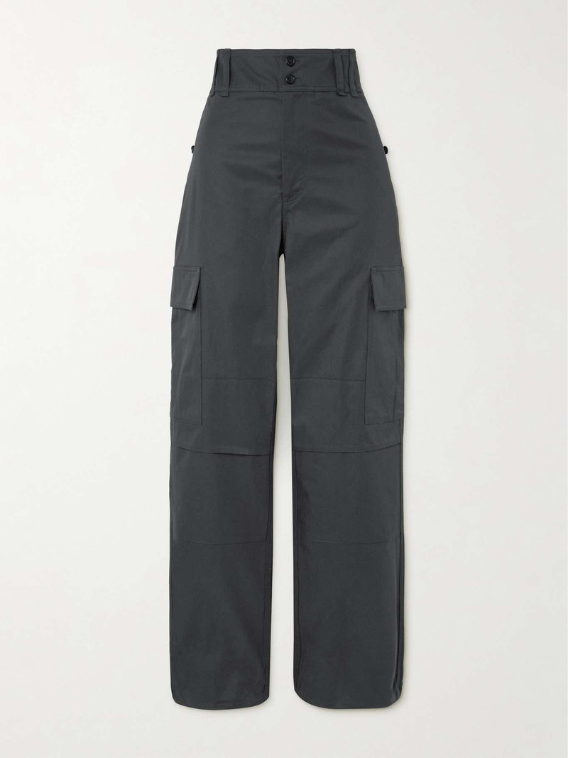 Cotton cargo pants - 1