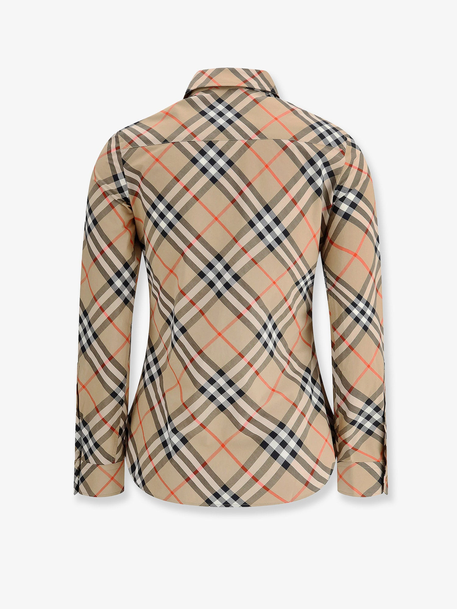 Cotton Shirt With Burberry Check Motif - 2
