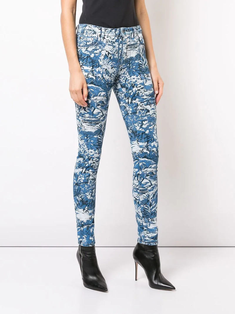 printed skinny jeans 3