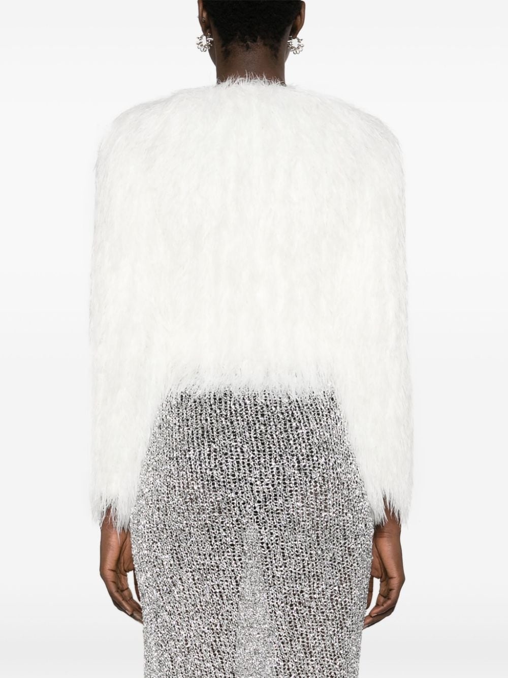 Fluffy-knit textured jumper - 4