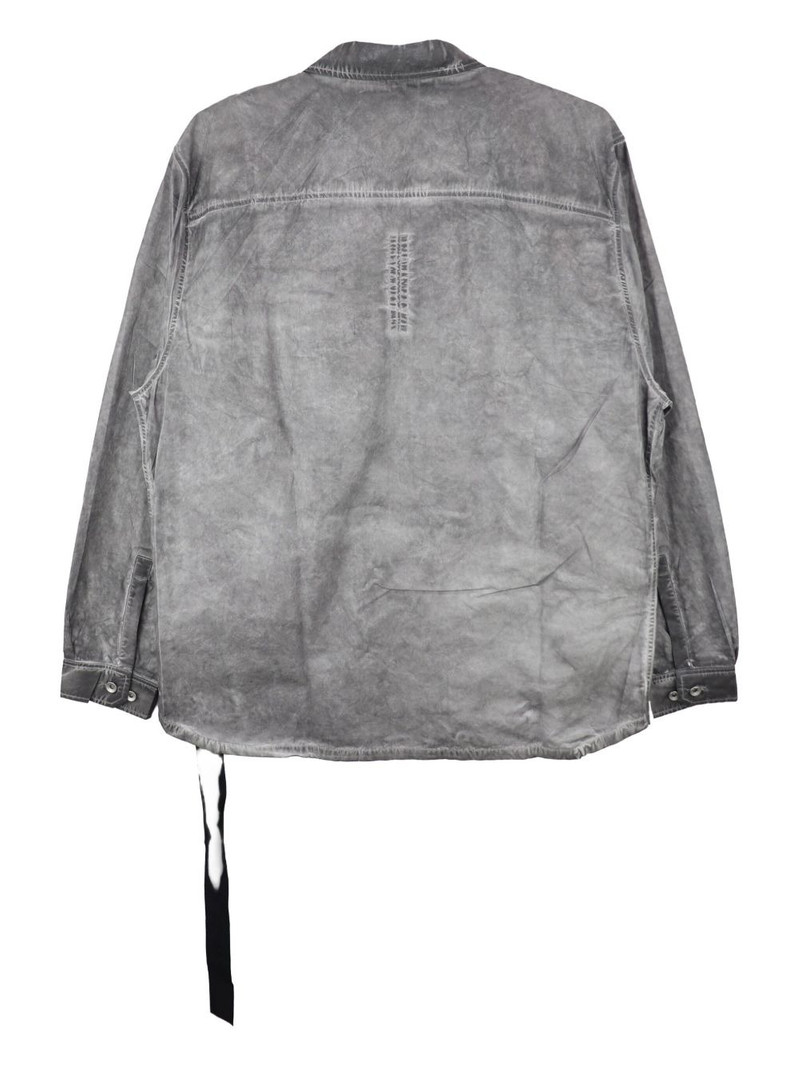 Rick Owens DRKSHDW Jumbo double-pocket cotton shirt outlook