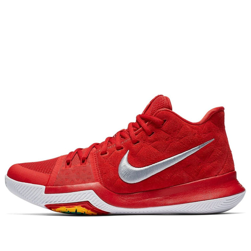 니키 Kyrie 3 빨간 스웨드 - 1