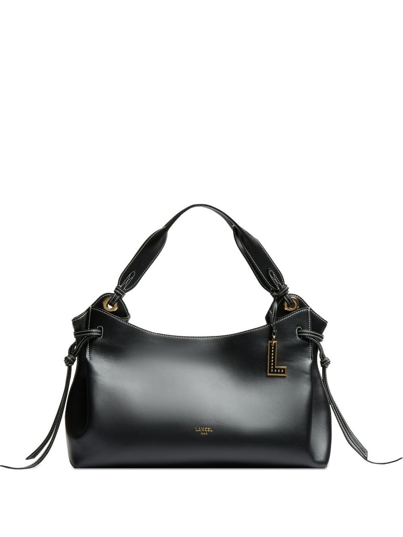 knot smooth leather tote bag 1