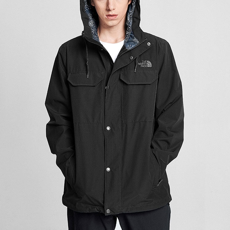 THE NORTH FACE Dryvent Down Puffer Hood Jacket 'Black' NF0A497F-JK3 - 3