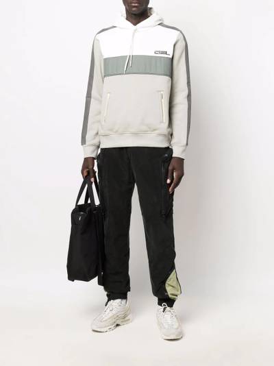 Diesel S-GINNERO striped hoodie outlook