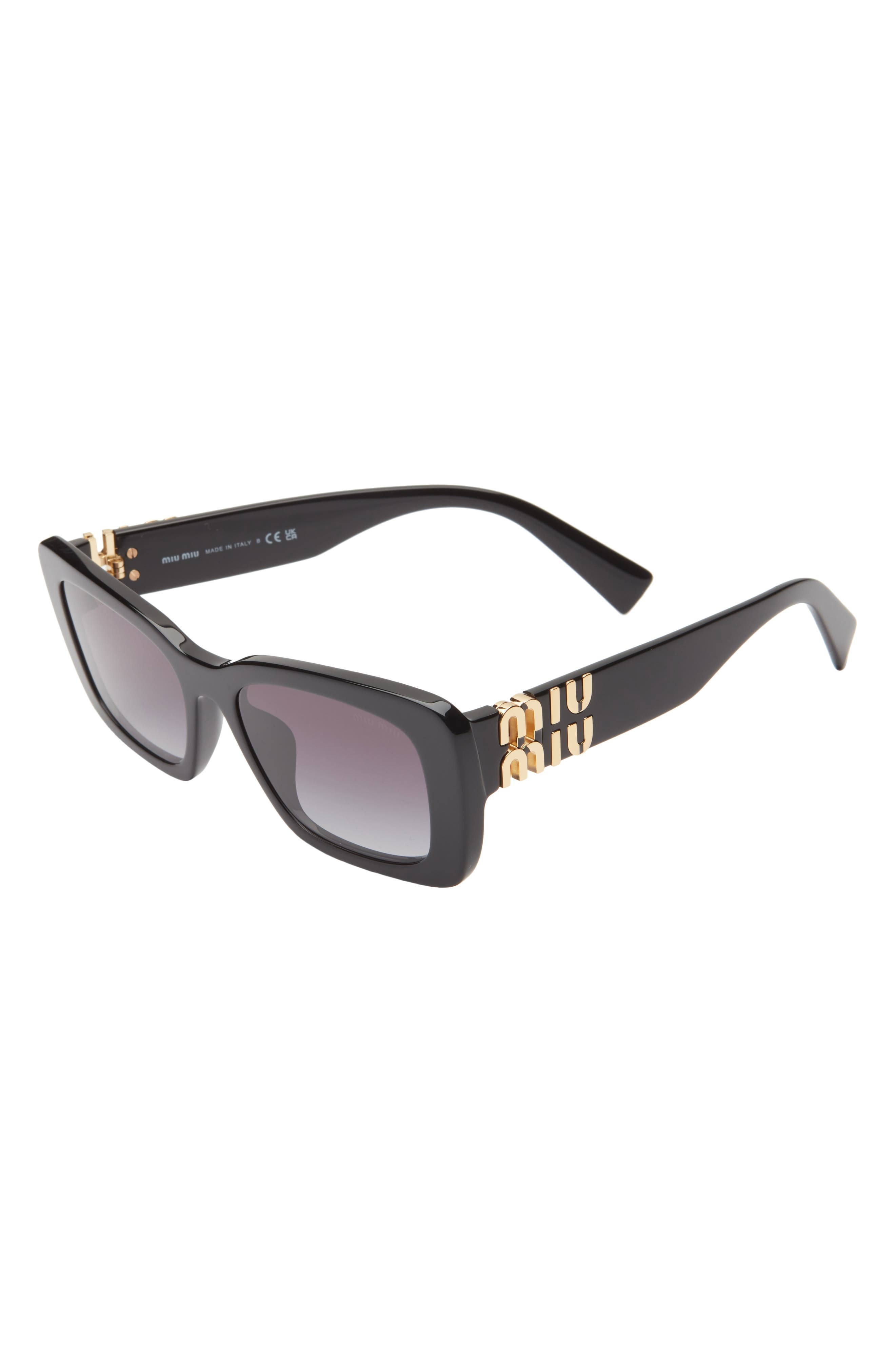 53mm Rectangular Sunglasses - 2