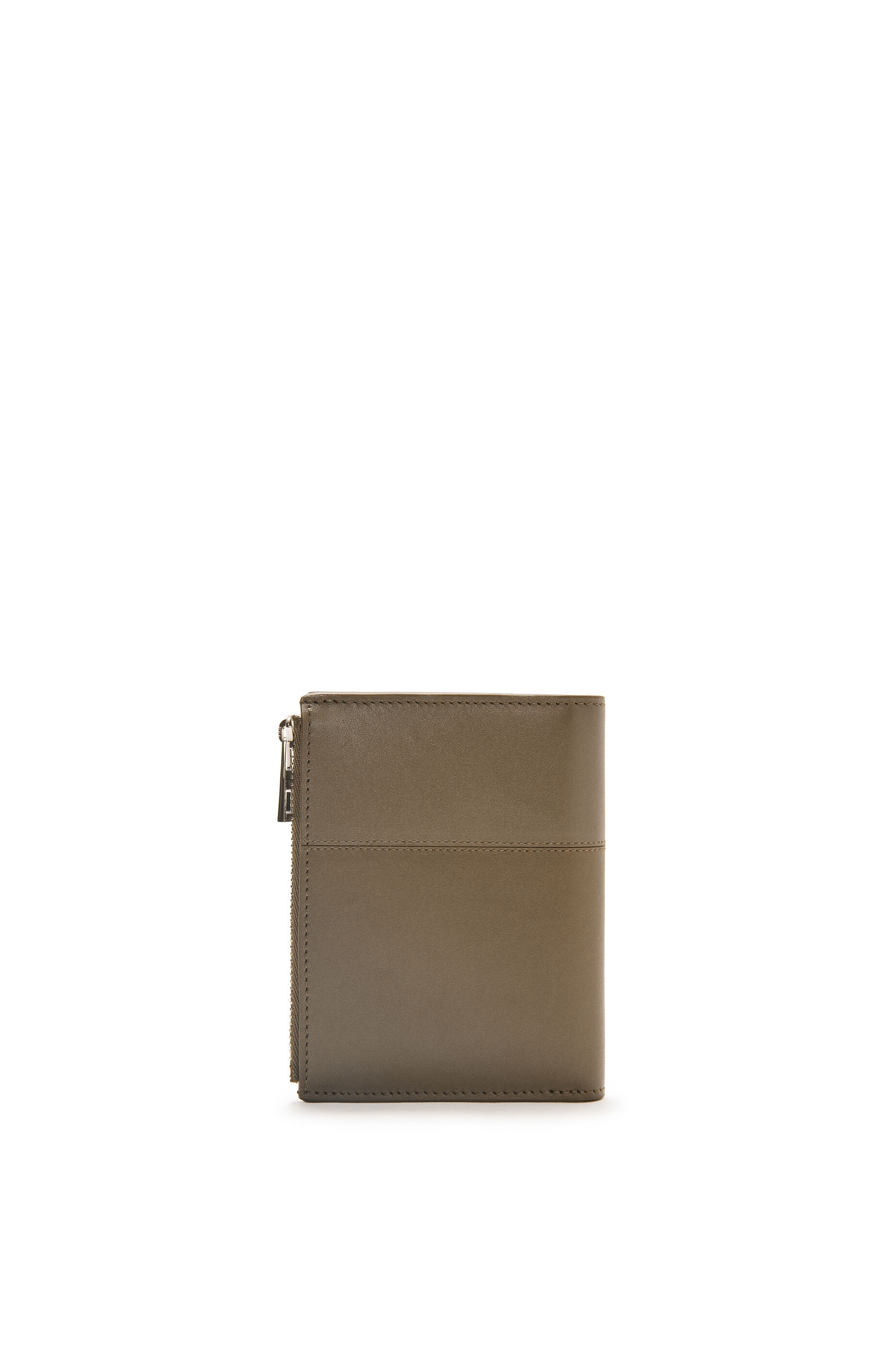 Slim compact wallet in shiny calfskin - 4