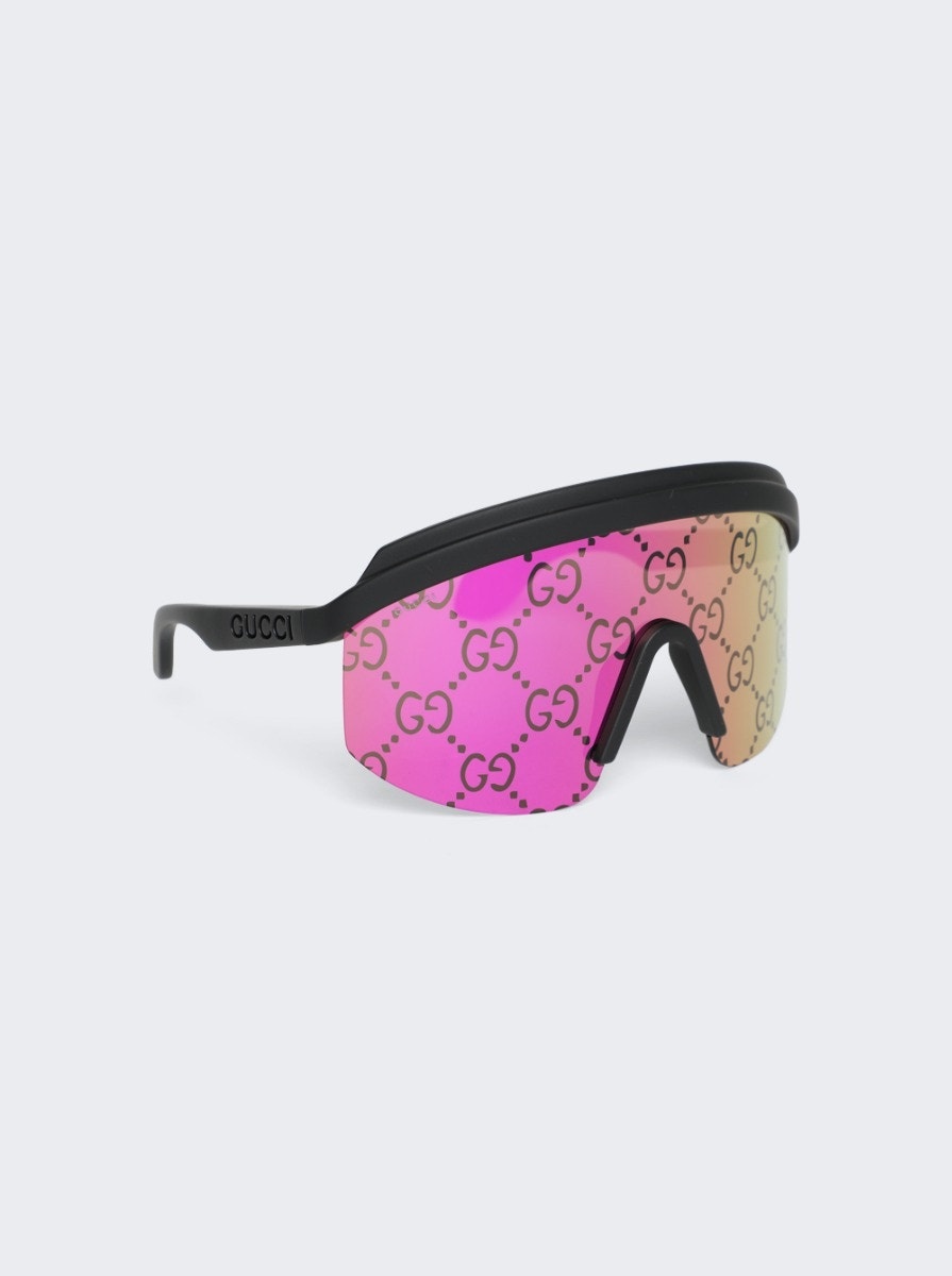 Mask Frame Sunglasses Pink - 4