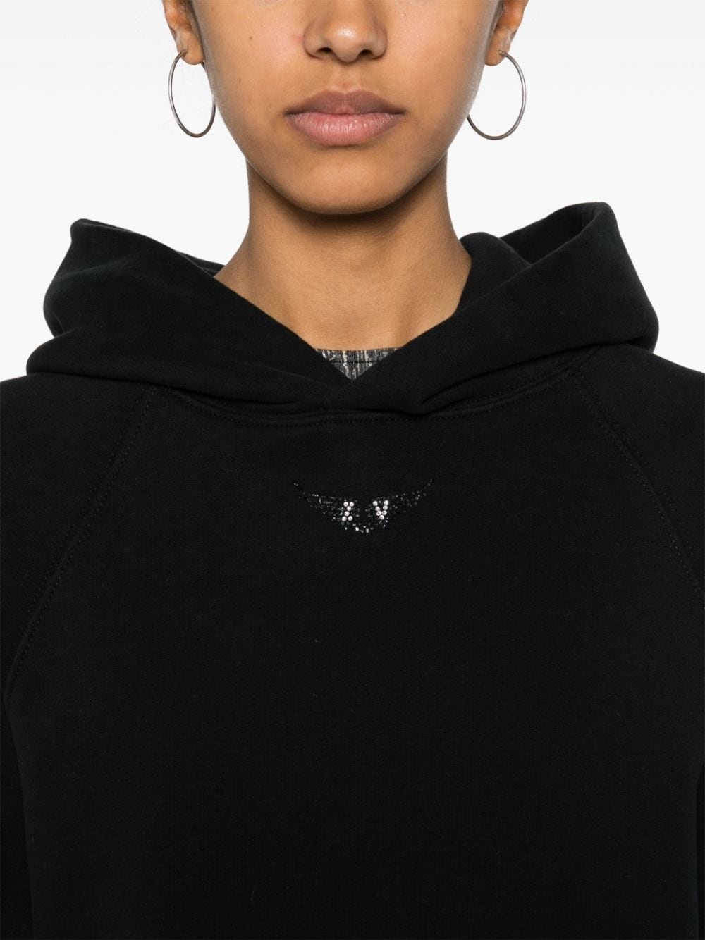 Georgy wings-appliquÃ© hoodie - 5