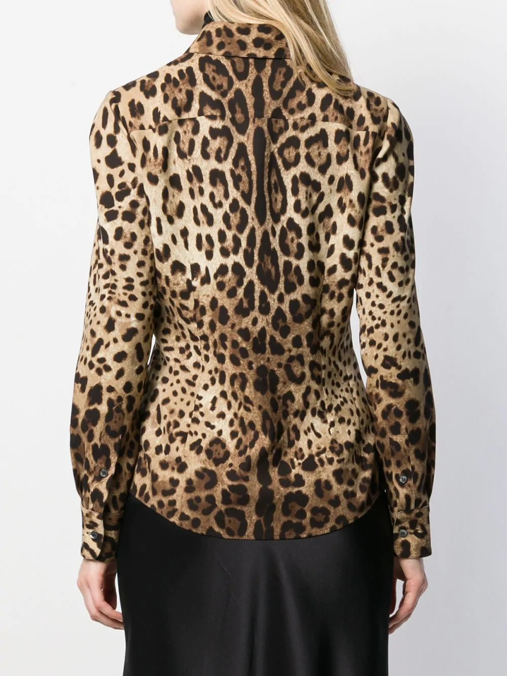 leopard-print long-sleeve shirt - 4