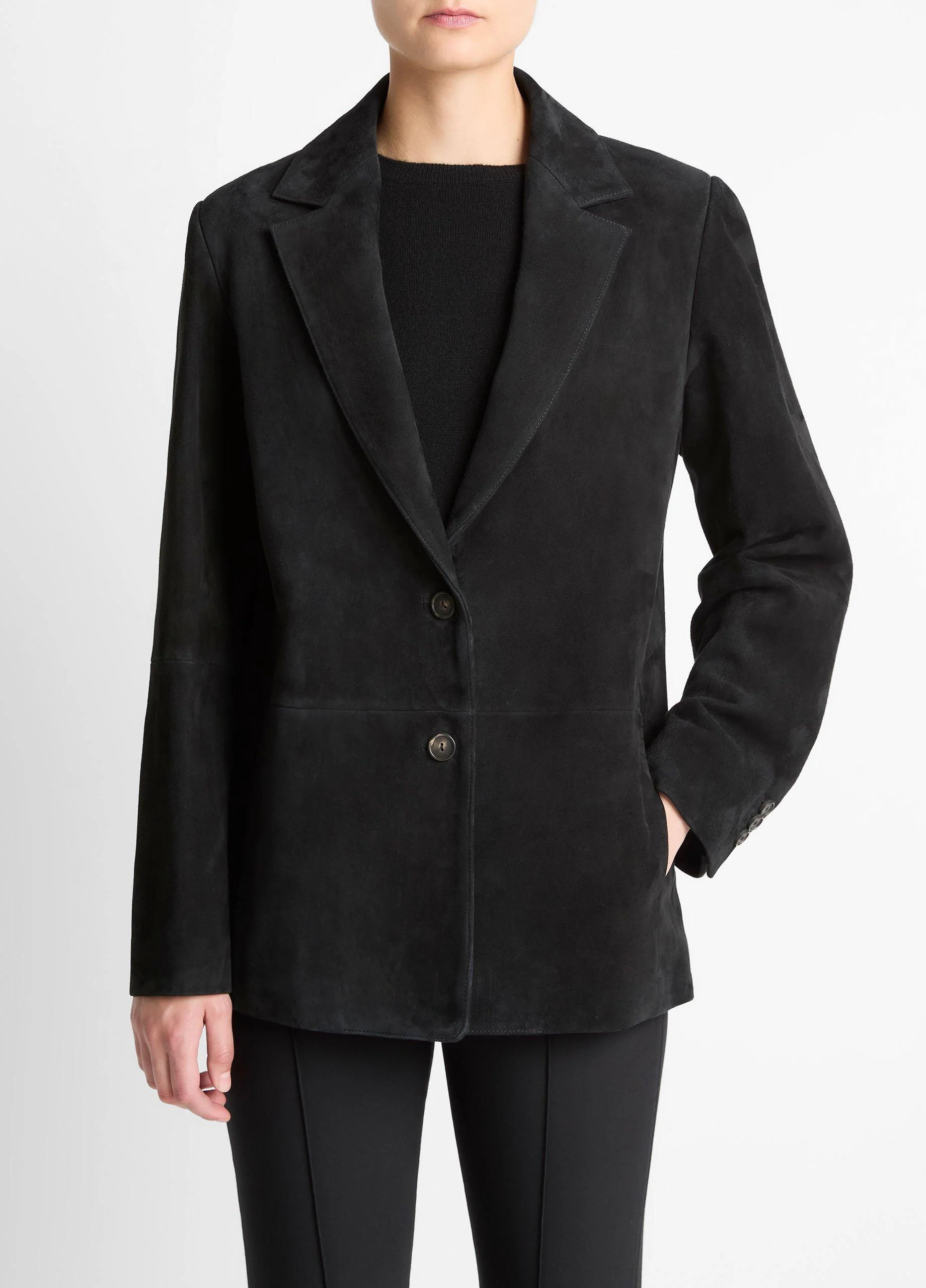 Suede Blazer - 1