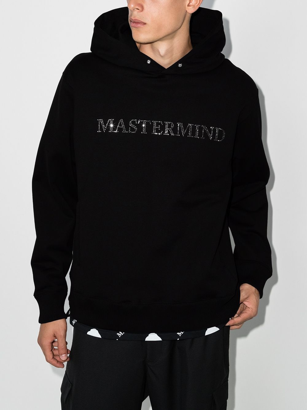 embellished-logo hoodie - 2