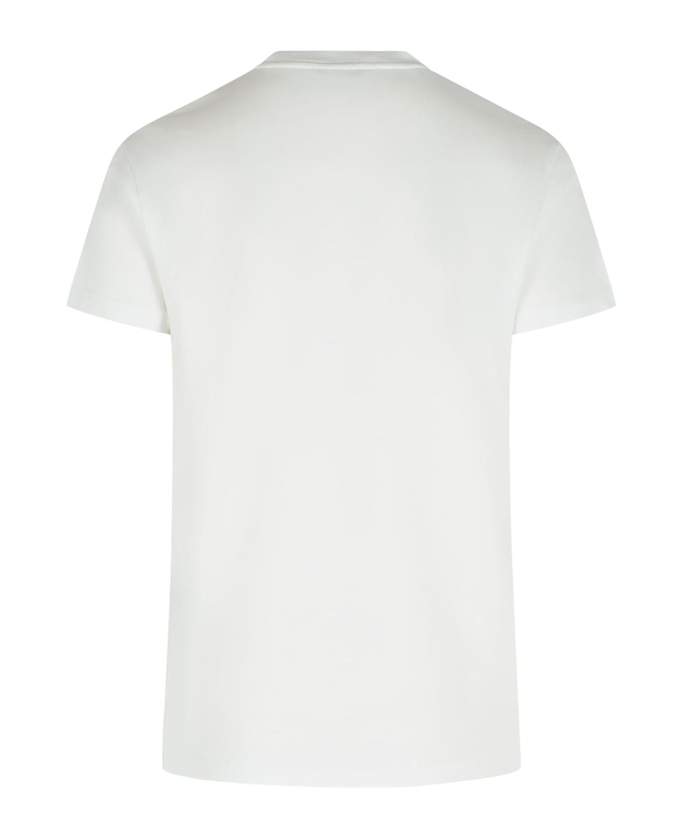White Cotton T-shirts - 3